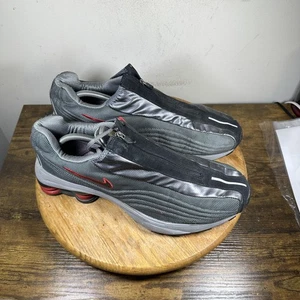 Nike Shox R4 Shoes Mens Size 9.5 Running Zip Cover 104311-001 Sneakers - Picture 1 of 9