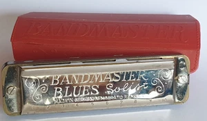 ARMONICA VINTAGE BANDMASTER BLUES SOLIST IN CUSTODIA ORIGINALE - Foto 1 di 8