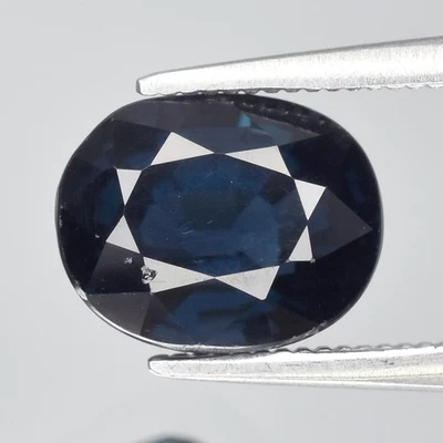 💎 Espinela azul natural ovalada de 2,04 quilates 8x6,3 mm VS - Piedra preciosa de Tanzania Foto 1 de 4