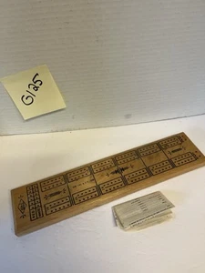Cribbage 2 Track Board  Wood - Picture 1 of 4
