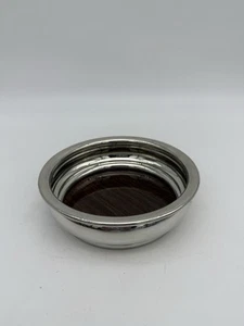 EUC Empire Pewter Wine Coaster Wood Detail - Picture 1 of 6