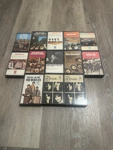 Vintage Beatles Cassette Tape Lot (13) Abbey Road Rubber Soul Sgt Pepper + More - Picture 1 of 2