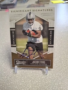 2010 Panini Classics Significant Signatures Gold 243/499 Jacoby Ford Auto RC - Picture 1 of 2