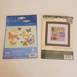 NWT Bucilla and Janlynn Cross Stitch Butterfly Insect Nature Kits (2) - Picture 1 of 10