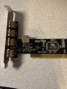 Sabrent SBT-AL15Y PCI USB 2.0 High Speed 5-Port PCI Controller Card - Picture 1 of 6