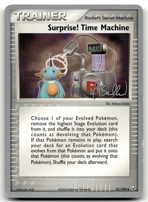 Surprise! Time Machine Pokémon World Championships Exclusive 91/109 2006 Card - Image 1 of 2