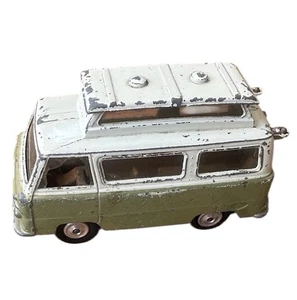 Vintage Corgi Toys Model No 420 Ford Thames Airborne Caravan Green White - Picture 1 of 15