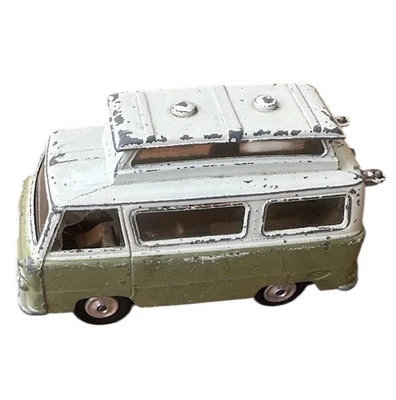Vintage Corgi Toys Model No 420 Ford Thames Airborne Caravan Green White - Image 1 of 4