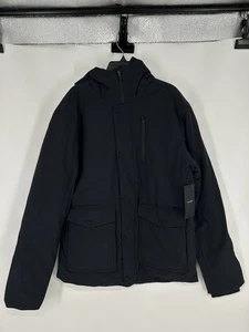 Ten Thousand Insulated Tech Jacket Soft Shell Hooded Full Zip Up Black Medium - Picture 1 of 8