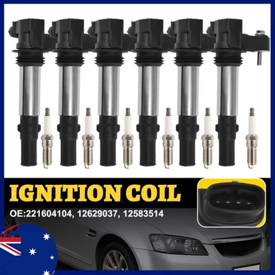 6PCS Energy Ignition Coil 12583514 for Holden Commodore VZ Statesman WL Rodeo RA - image 1 of 4