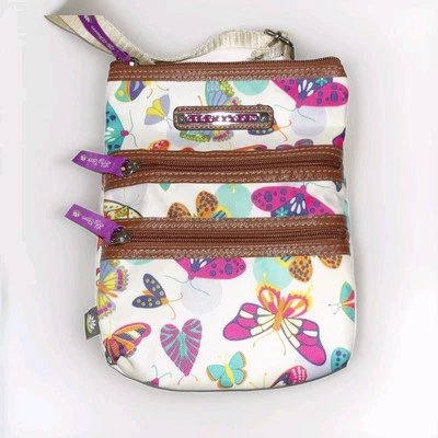 Cartera Bandolera Lily Bloom Mariposa 9" Bolso de Hombro Cartera Multicolor Foto 1 de 4