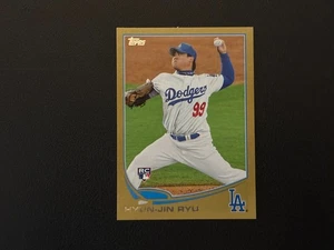 2013 Topps - Hyun-jin Ryu #661 (RC) Gold /2013 Rookie  - Picture 1 of 2