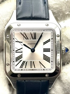 Cartier Santos Dumont 38mm x 27.5mm Silver Roman Dial WSSA0086 Unworn 2025 - Image 1 of 4