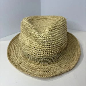 Wallaroo Hat Co. Tahiti Fedora Natural Fiber Short Brim Women’s - Picture 1 of 6