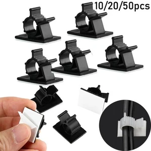 New High Quality Cable Clip Self Storage 10/20/50pcs Adjustable Clip Cord - Photo 1/21