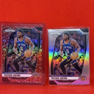 2✨PRECIOUS ACHIUWA 2024-25 PRIZM BASKETBALL DRAGON YEAR KNICKS /88 And Silver - Bild 1 von 2