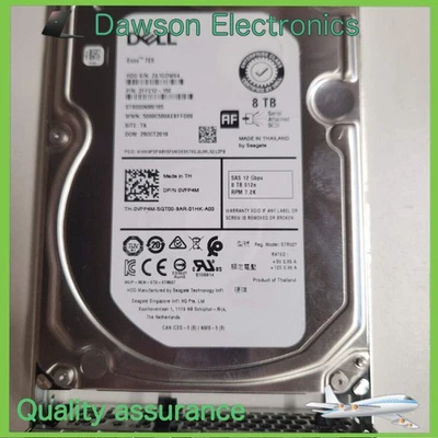 0VFP4M VFP4M DELL 8TB 7.2K SAS 12Gbps 3.5in 512e HDD Hard Drive 14/15/16G KIT - Image 1 of 2