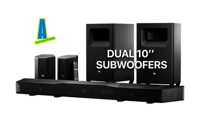 Nakamichi Shockwafe Wireless 11.2.6 Ch w Dolby Atmos/DTS:X Soundbar - A - Image 1 of 4