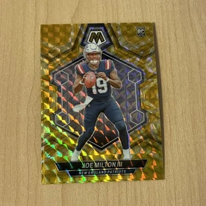 2024 Panini Mosaic Joe Milton III Reactive Yellow Prizm #397 RC Patriots JV2 - Picture 1 of 2