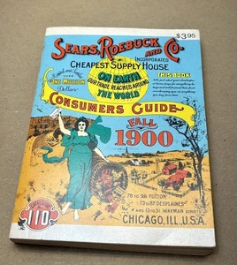 VINTAGE SEARS ROEBUCK  AND CO. FALL 1900 CONSUMERS GUIDE CATALOG 1970 REPRINT - Bild 1 von 8