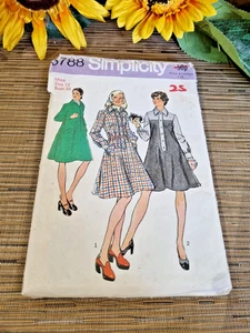 Simplicity 5788 Sewing Pattern Tent Dress or Jumper Size Vintage 12 34" BEE - Picture 1 of 4