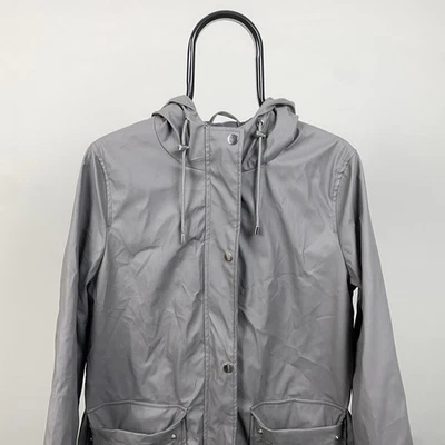 Women's New Look Waterproof Grey Coat, size 12 - Image 1 of 4