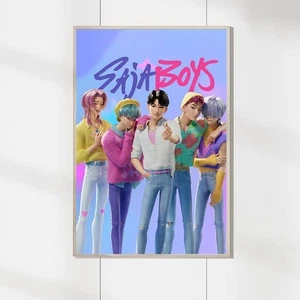 Saja boys K-Pop Demon Hunters Movie Poster, Anime Wall Art, Gift - Picture 1 of 12