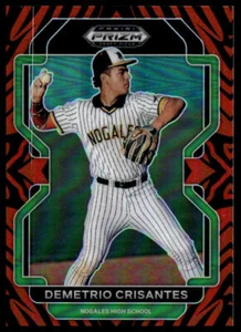 Demetrio Crisantes 2022 Panini Prizm Draft Picks #PDP198 Tiger Stripes - Picture 1 of 2