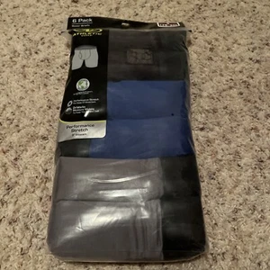 Athletic Works Men's Performance Boxer Briefs Underwear Size Small 6 Pack NEW - Picture 1 of 6