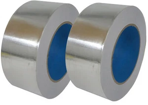 2x Profi Aluminium-Klebeband, temperaturbeständig, Aluband - 48 mm x 50 m/Rolle - Bild 1 von 8