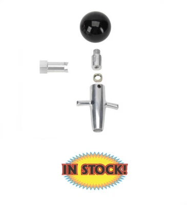 Lokar SK-68MCB - Muscle Car Automatic Shift Knob & Adapter - Black - Image 1 of 4