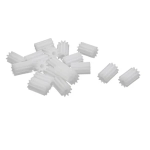 20x 10 Denti 6mm Dia Ruota Dentata In Plastica Per Albero Motore Auto Giocattolo - Afbeelding 1 van 2