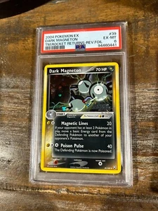 Pokemon 2004 EX Team Rocket Returns DARK MAGNETON Rev Foil #39 PSA 6 RARE - Bild 1 von 2