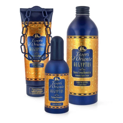 tesori d´Oriente Aegyptus Pflegeset 3 teilig Parfüm + Duschcreme + Badecreme - Bild 1 von 4
