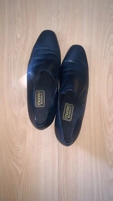 Zapatos Munro Americanos Mujer 6.5 N Bomba Sin Cordones Cuero Negro Bloque 0000000346 Foto 1 de 4