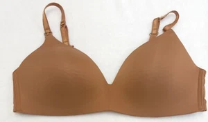 Auden Women's Lightly Lined Wirefree Nursing Bra Size 38C Caramel Color - Picture 1 of 2