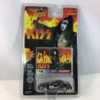 Kiss Johnny Lightning Diecast Stock Car With photo card Gene Simmons #16 / C19 - Image 1 of 2