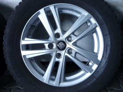 WINTERREIFEN ALUFELGEN ORIGINAL SEAT ATECA 5FP ABRERA II 215/60 R16 BRIDGESTONE - Bild 1 von 4