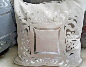 Dekokissen"Sorrento",Samt,Beige/Champagner,60cmx60cm,elegant,luxuriös,modern, - Bild 1 von 11