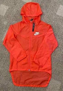  Nike Boys Sportswear Windrunner Lightweight Hooded Jacket Size S 5 6 AQ9674 - Picture 1 of 6