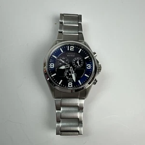 Citizen C652-S082072 Chandler Eco-Drive Stainless Blue Dial WatchGN-4W-S - Picture 1 of 7