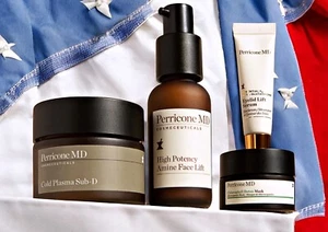 PERRICONE MD Cold Plasma Sub-D Neck & Face Duo 4PC KIT - Firms/Tightens - Picture 1 of 1