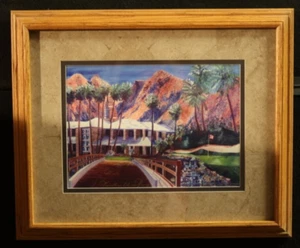 von Wening Art Indian Wells Country Club Golf Tournaments Arnold Palmer Design - Picture 1 of 2