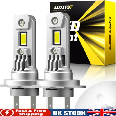 2x Super Bright H7 LED Headlight Kit High Low Beam DRL Bulbs 30000LM 6500K White - Image 1 of 4