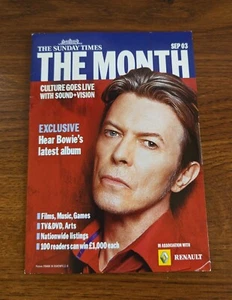 David Bowie CD ROM RARE Sunday Times Sound  Vision Reality Promo 2003 UNOPENED - Picture 1 of 2
