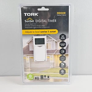 Tork SunSet Temporizador de Iluminación Digital In-Wall Interior, RZ307 (16 Amperios 120/277V) Nuevo - Imagen 1 de 2