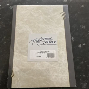 Carte Capolavoro Marmo Elettrico A4 Brochure Triple 100 Fogli - Foto 1 di 5