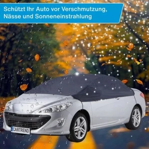 Halbgarage Auto Autoabdeckung Abdeckplane Schutzhülle Autoplane CARTREND blau - Bild 1 von 7