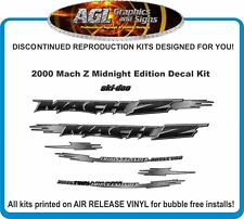 Replacement Decal Kit Midnight Edition fits 2000  ski-doo Mach Z 800   Graphics