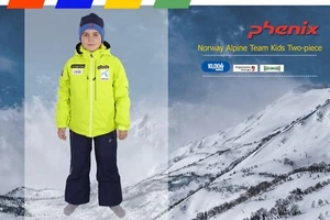 Kids Ski Suits Phenix Norway Alpine Team Suku Suku | Lime - Picture 1 of 9
